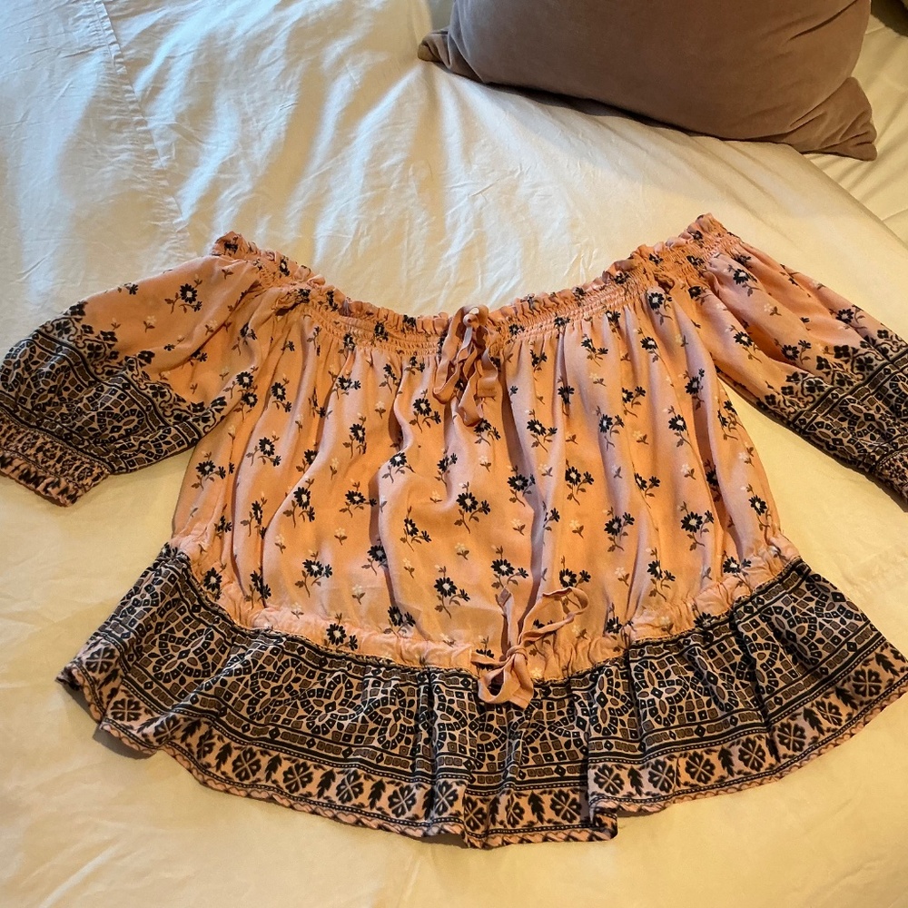 Spell & The Gypsy Lionheart Off Shoulder Blouse - Picture 7 of 8